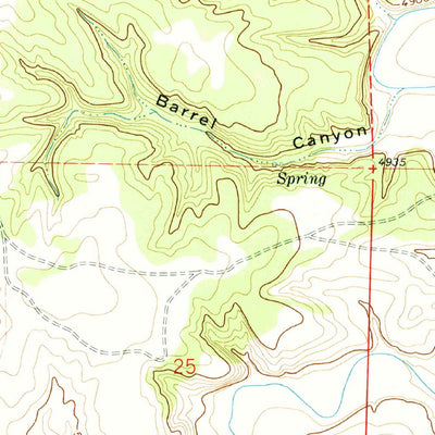 United States Geological Survey Seneca, NM (1972, 24000-Scale) digital map