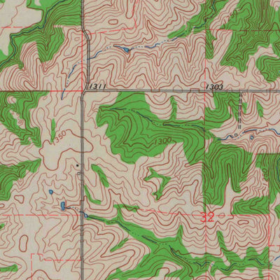 United States Geological Survey Seneca NW, KS (1966, 24000-Scale) digital map