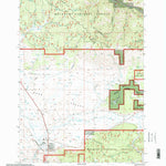 United States Geological Survey Seneca, OR (1998, 24000-Scale) digital map