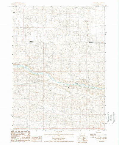 United States Geological Survey Seneca SW, NE (1988, 24000-Scale) digital map