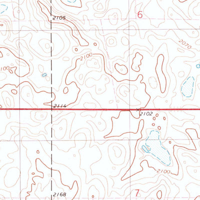 United States Geological Survey Seneca SW, SD (1978, 24000-Scale) digital map