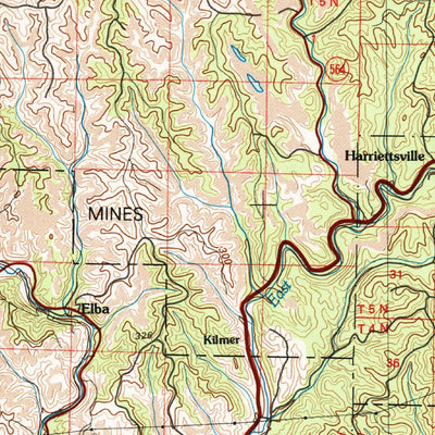 United States Geological Survey Senecaville Lake, OH-WV (1980, 100000-Scale) digital map