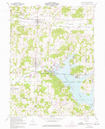 United States Geological Survey Senecaville, OH (1961, 24000-Scale) digital map