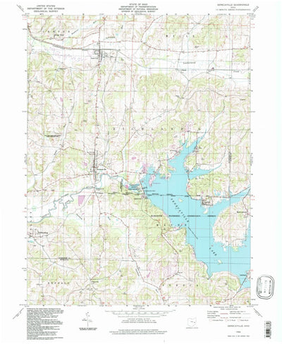 United States Geological Survey Senecaville, OH (1994, 24000-Scale) digital map