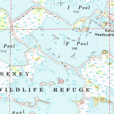 United States Geological Survey Seney, MI (1972, 24000-Scale) digital map