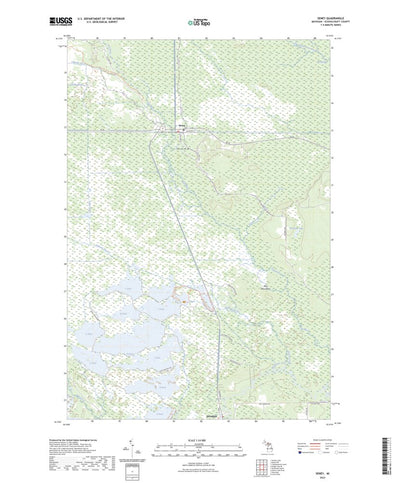 United States Geological Survey Seney, MI (2023, 24000-Scale) digital map