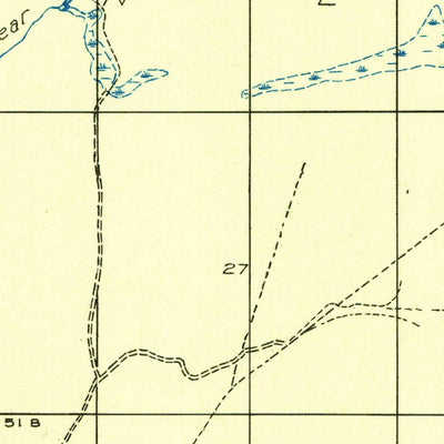 United States Geological Survey Seney NW, MI (1931, 31680-Scale) digital map