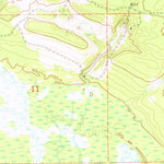 United States Geological Survey Seney NW, MI (1972, 24000-Scale) digital map