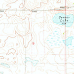 United States Geological Survey Senior Lake, ND (1978, 24000-Scale) digital map