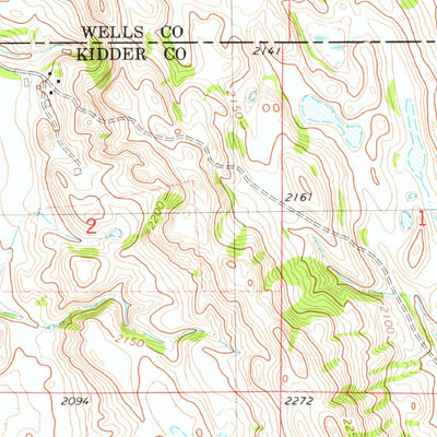 United States Geological Survey Senior Lake, ND (1978, 24000-Scale) digital map