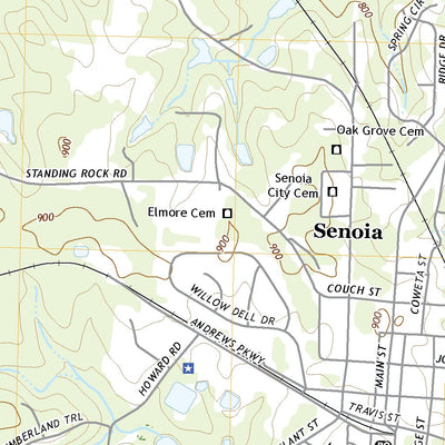 United States Geological Survey Senoia, GA (2020, 24000-Scale) digital map