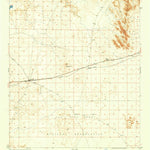 United States Geological Survey Sentinel, AZ (1950, 62500-Scale) digital map
