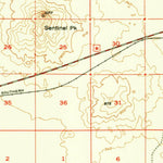 United States Geological Survey Sentinel, AZ (1950, 62500-Scale) digital map