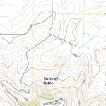 United States Geological Survey Sentinel Butte, ND (2020, 24000-Scale) digital map