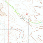 United States Geological Survey Sentinel Butte SE, ND (1979, 24000-Scale) digital map