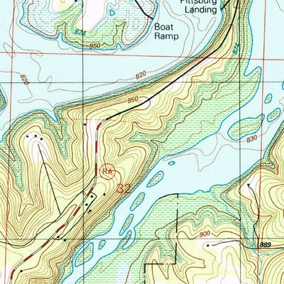 United States Geological Survey Sentinel, MO (1991, 24000-Scale) digital map