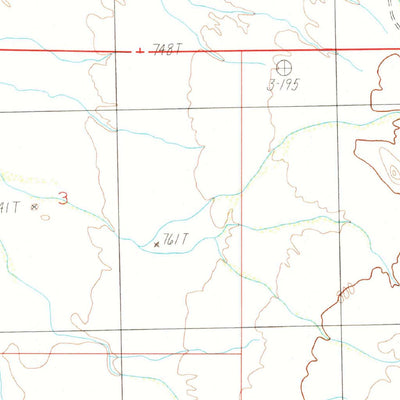 United States Geological Survey Sentinel NE, AZ (1986, 24000-Scale) digital map