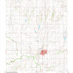 United States Geological Survey Sentinel, OK (1984, 24000-Scale) digital map