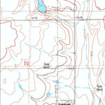 United States Geological Survey Sentinel, OK (1984, 24000-Scale) digital map