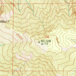 United States Geological Survey Sentinel Peak, CA (1987, 24000-Scale) digital map