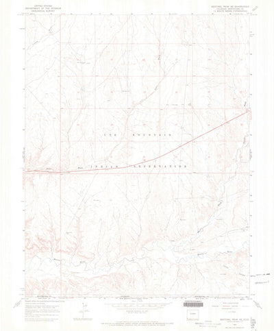 United States Geological Survey Sentinel Peak SE, CO (1966, 24000-Scale) digital map