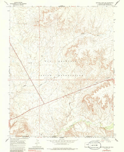 United States Geological Survey Sentinel Peak SW, CO (1966, 24000-Scale) digital map