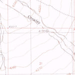 United States Geological Survey Sentinel Rock, NV (1991, 24000-Scale) digital map