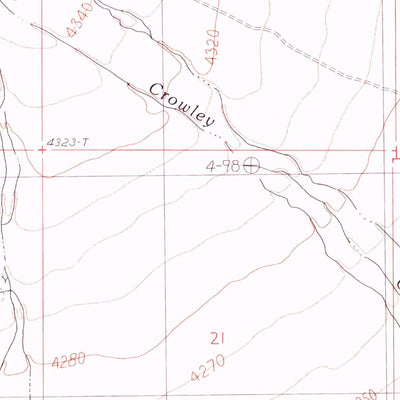 United States Geological Survey Sentinel Rock, NV (1991, 24000-Scale) digital map