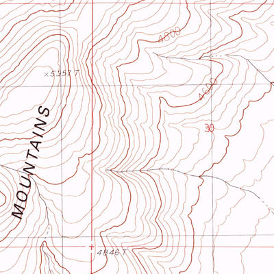 United States Geological Survey Sentinel Rock, NV (1991, 24000-Scale) digital map