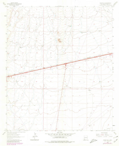 United States Geological Survey Separ NE, NM (1964, 24000-Scale) digital map