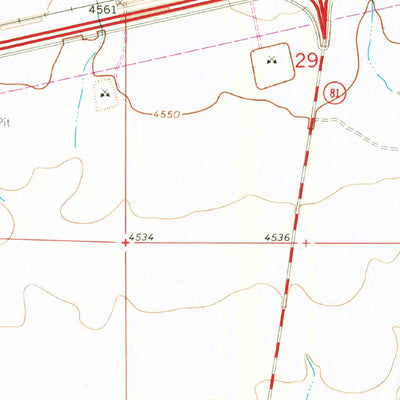 United States Geological Survey Separ NE, NM (1964, 24000-Scale) digital map