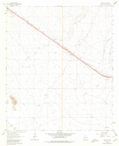 United States Geological Survey Separ, NM (1964, 24000-Scale) digital map