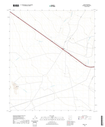 United States Geological Survey Separ, NM (2020, 24000-Scale) digital map