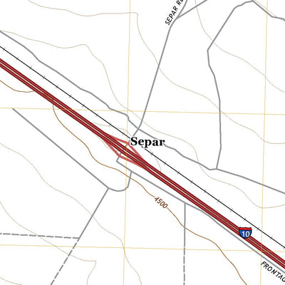 United States Geological Survey Separ, NM (2020, 24000-Scale) digital map
