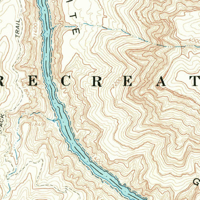United States Geological Survey Separation Canyon, AZ (1967, 24000-Scale) digital map