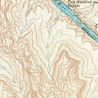 United States Geological Survey Separation Canyon, AZ (1967, 24000-Scale) digital map