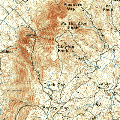 United States Geological Survey Sequatchie Valley, TN (1909, 62500-Scale) digital map