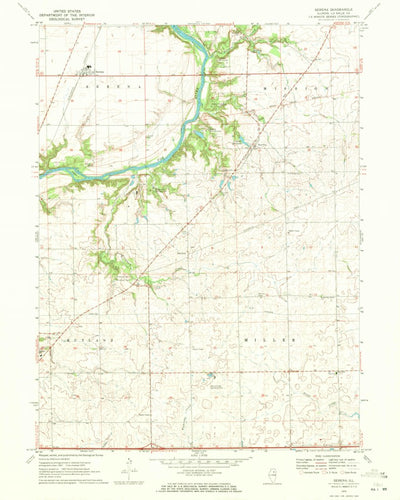 United States Geological Survey Serena, IL (1970, 24000-Scale) digital map