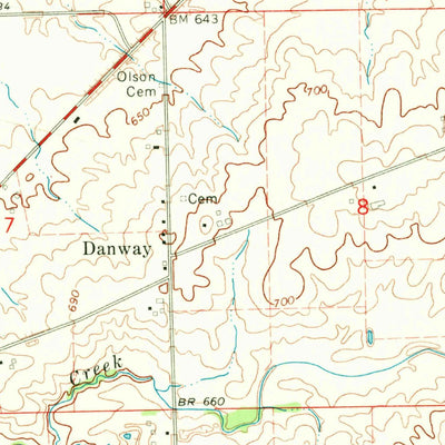 United States Geological Survey Serena, IL (1970, 24000-Scale) digital map