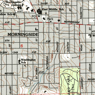 United States Geological Survey Sergeant Bluff, IA (1993, 24000-Scale) digital map