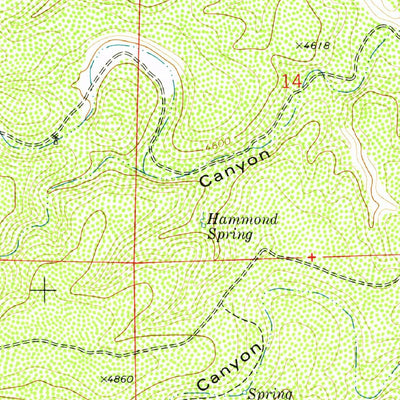 United States Geological Survey Serpentine Bends, NM (1979, 24000-Scale) digital map