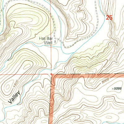 United States Geological Survey Serpentine Bends, NM (2001, 24000-Scale) digital map