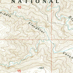 United States Geological Survey Serpentine Bends, NM (2001, 24000-Scale) digital map