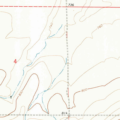 United States Geological Survey Service Buttes, OR (1968, 24000-Scale) digital map