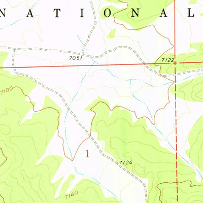 United States Geological Survey Servilleta Plaza, NM (1961, 24000-Scale) digital map