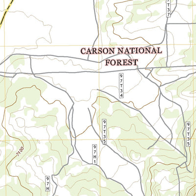 United States Geological Survey Servilleta Plaza, NM (2020, 24000-Scale) digital map