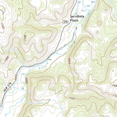 United States Geological Survey Servilleta Plaza, NM (2020, 24000-Scale) digital map