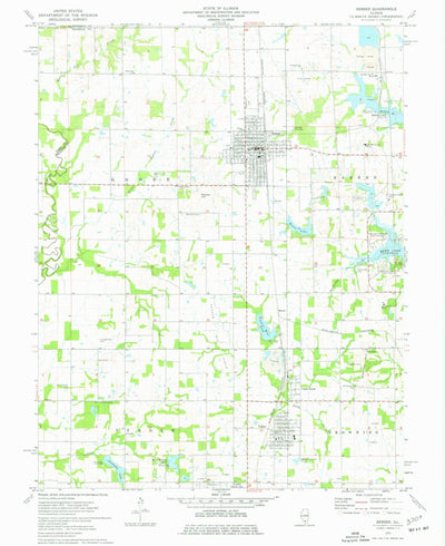 United States Geological Survey Sesser, IL (1975, 24000-Scale) digital map