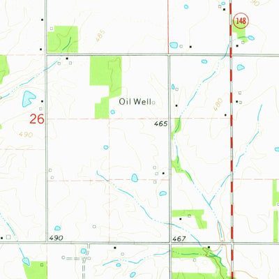 United States Geological Survey Sesser, IL (1975, 24000-Scale) digital map