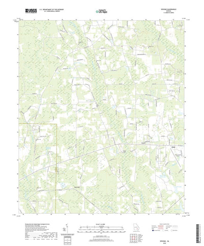 United States Geological Survey Sessoms, GA (2020, 24000-Scale) digital map